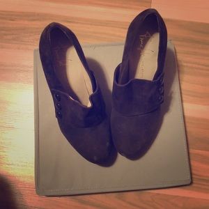 Franco Sarto Suede Booties